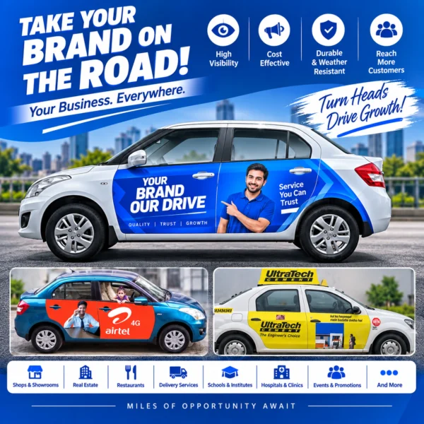 Custom car branding and vehicle advertising in Nabarangpur