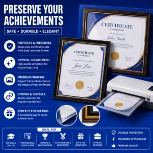 Certificate Lamination & Framing