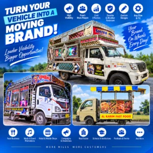 Commercial vehicle branding for trucks and food vans in Nabarangpur