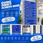 Custom directional and wayfinding signs for offices and commercial spaces in Nabarangpur