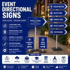 Event Directional Signs