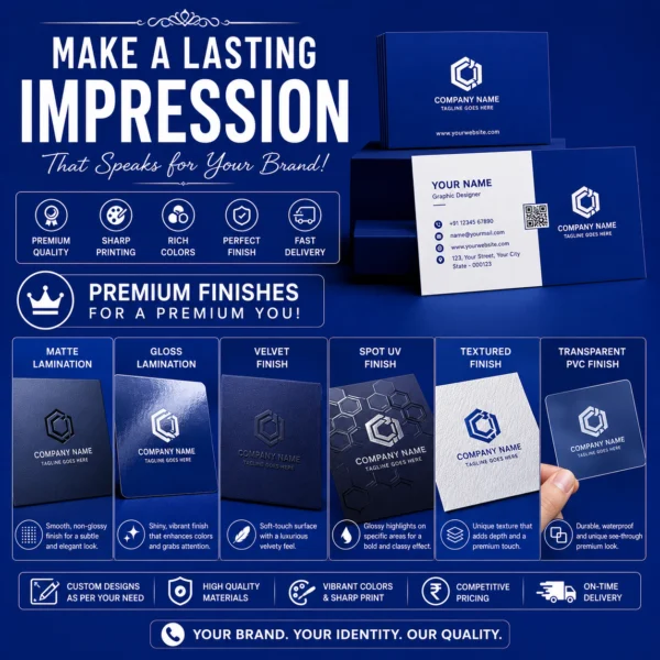 Premium Visiting Card Printing – BG Printers