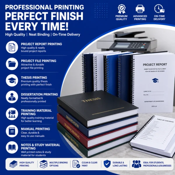 Project report and thesis printing service in Nabarangpur Odisha