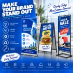 Custom promotional standee printing for events and business advertising in Nabarangpur
