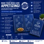 Custom restaurant and cafe menu card printing by BG Printers in Nabarangpur
