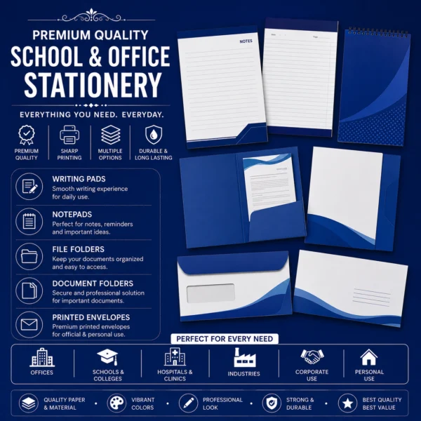 Custom school and office stationery printing in Nabarangpur
